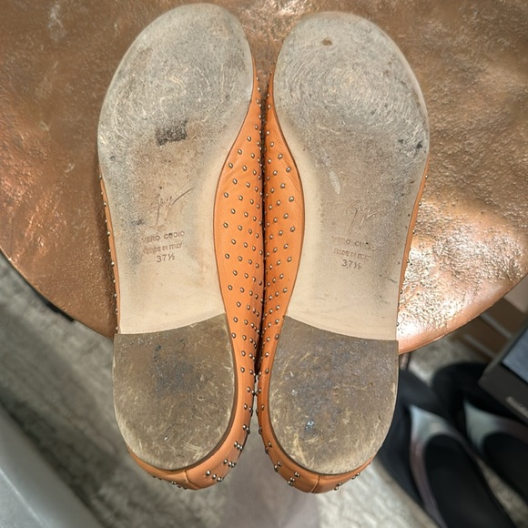 Giuseppe Zanotti peach and silver flat. Beautiful shoe. Size 7 1/2. - Picture 4 of 7